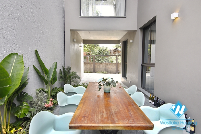 The newest house on the market is carefully prepared by the owner for every detail for rent in Ngoc Thuy Long Bien